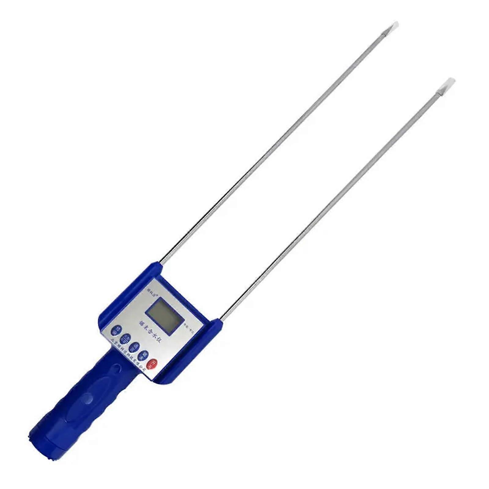 Sawdust Moisture Meter, Moisture Tester, Water Meter, Precise Measurement (57cm) Blue