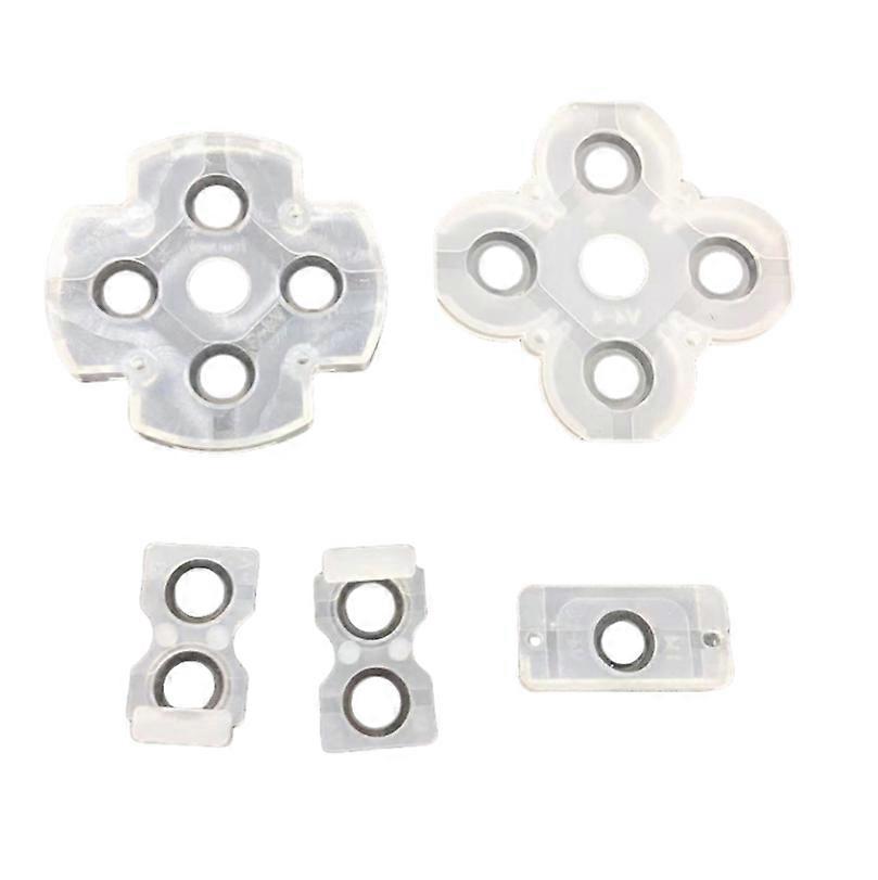 For PS4 2.0 Handle Conductive Adhesive Button Rubber Pad Handle Directional Function Key Accessories 1 Set