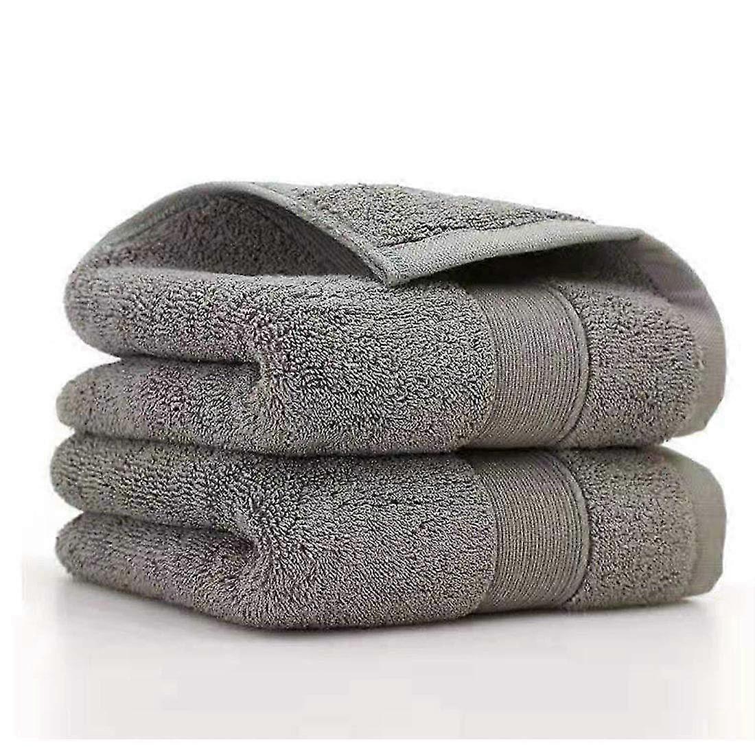 2 Pack Super Macio Altamente Absorvente Toalhas de Mão para Banho 14x30 Polegadas