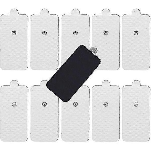 10 Pieces Large Electrodes Replacement Pads For Tens Unit Pads For Tens Massager, health.