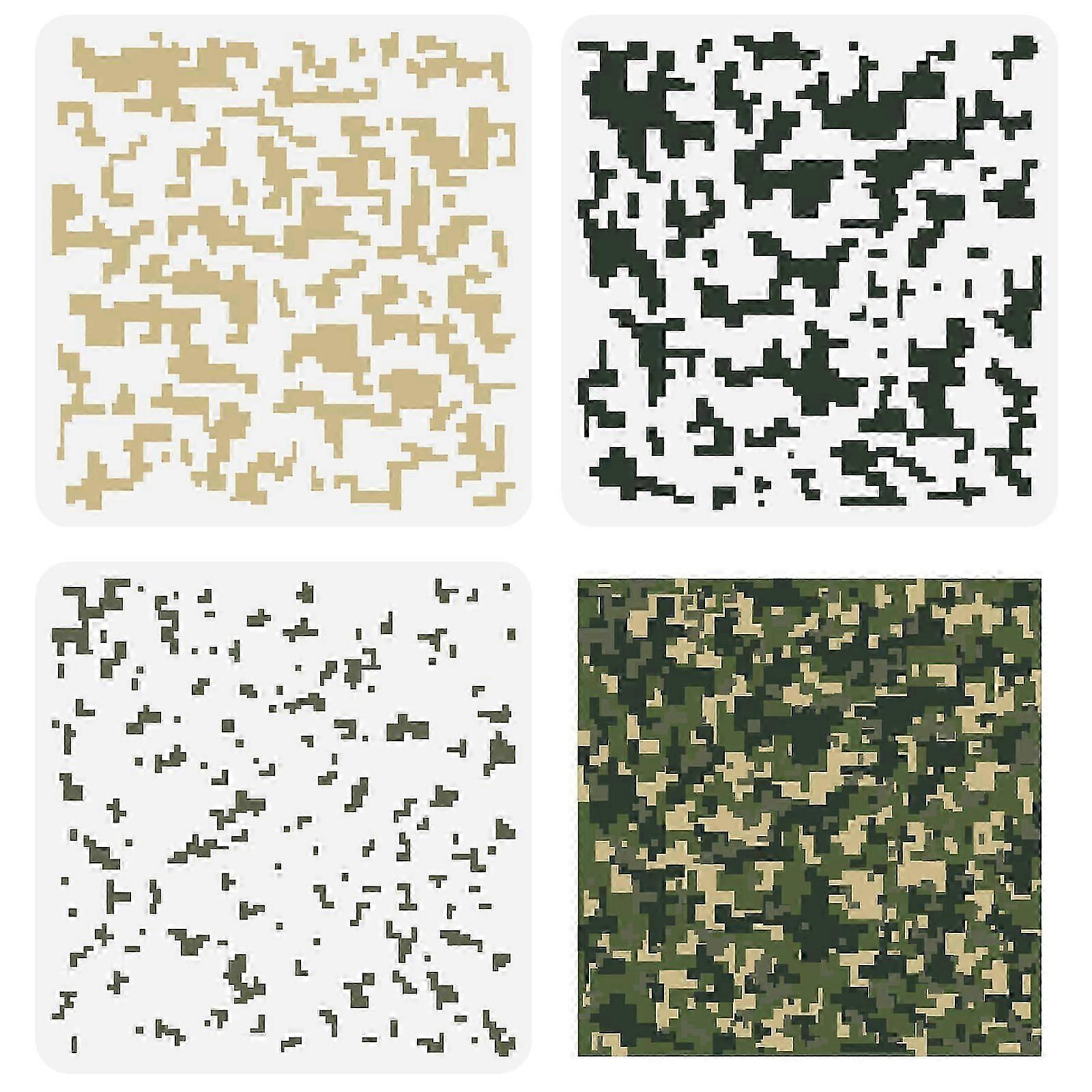Digital Pattern Decoration Template Reusable Pet Stencil