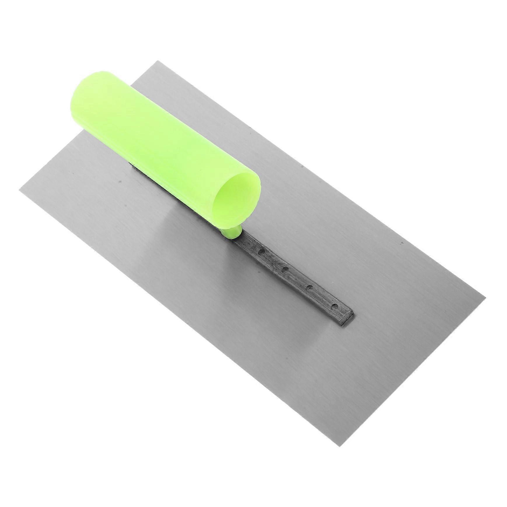 Plastering Trowel with Plastic Handle, Versatile Smoothing Tool for Walls, Leveling and Texturing Plaster, Lightweight and Portable for Home Use
