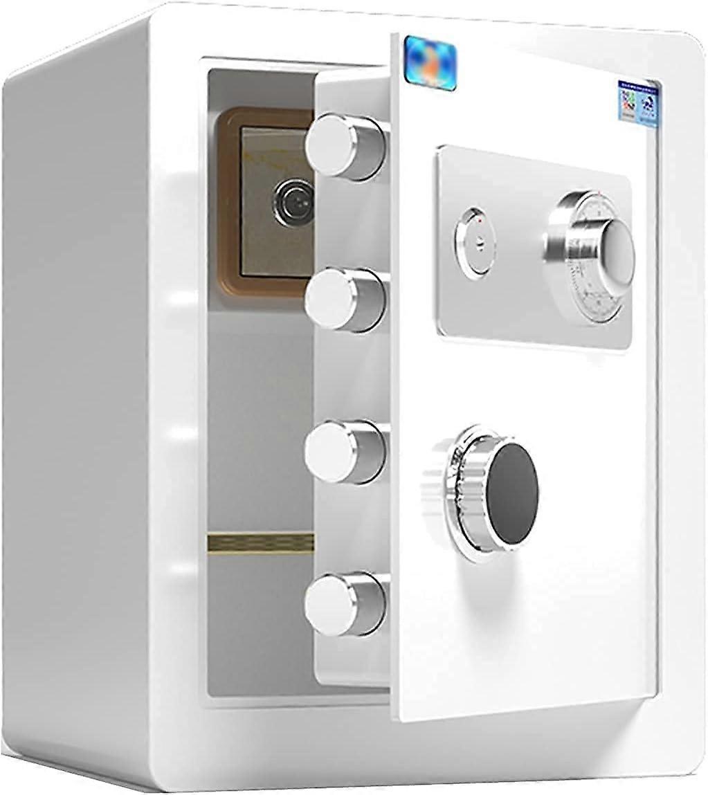 Fireproof Safe Box With Double Safety Lock Password Key Water-Resistant Steel 30 X 38 X 30 cm One Colour