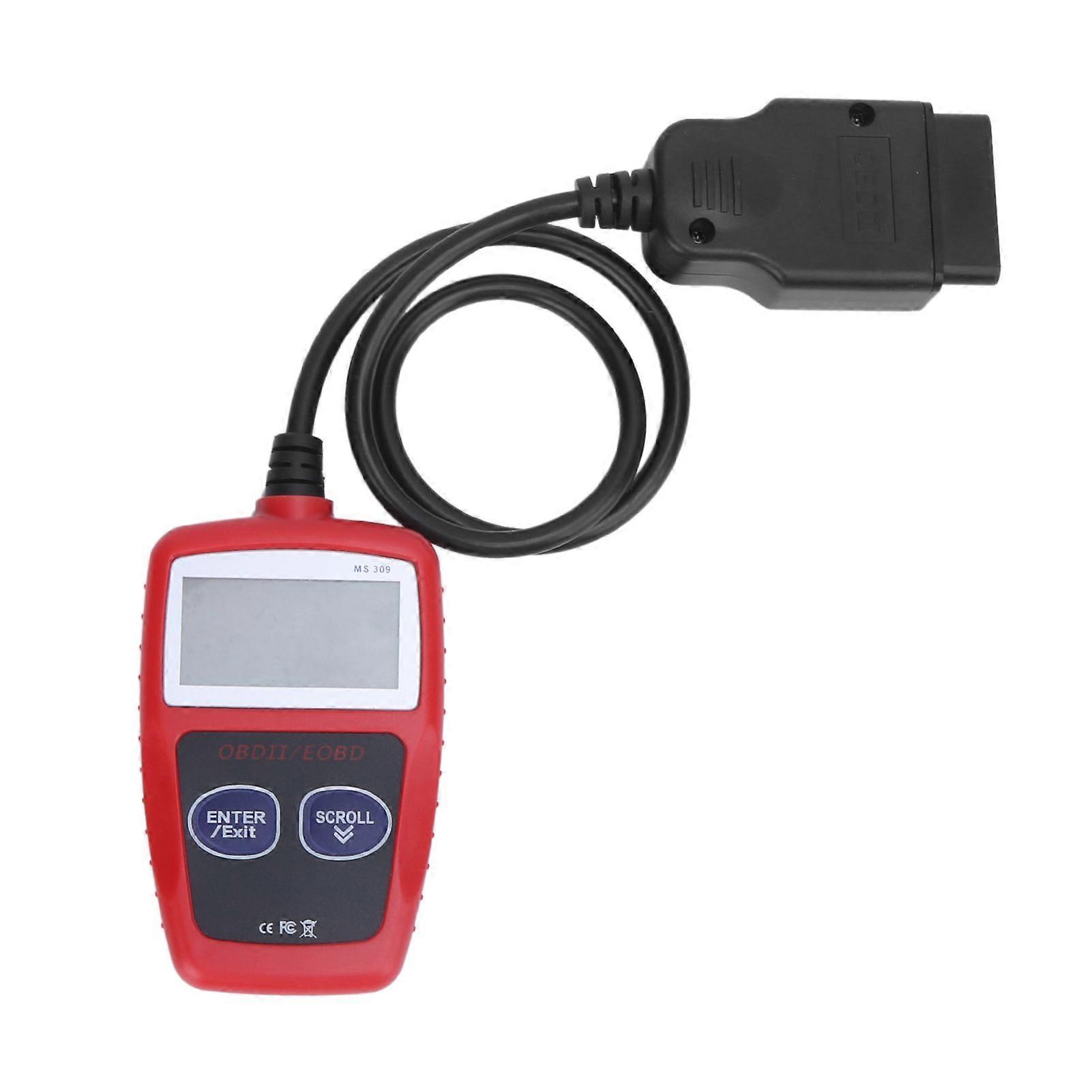 OBD2 scanner for car engine diagnostics and fault code reading