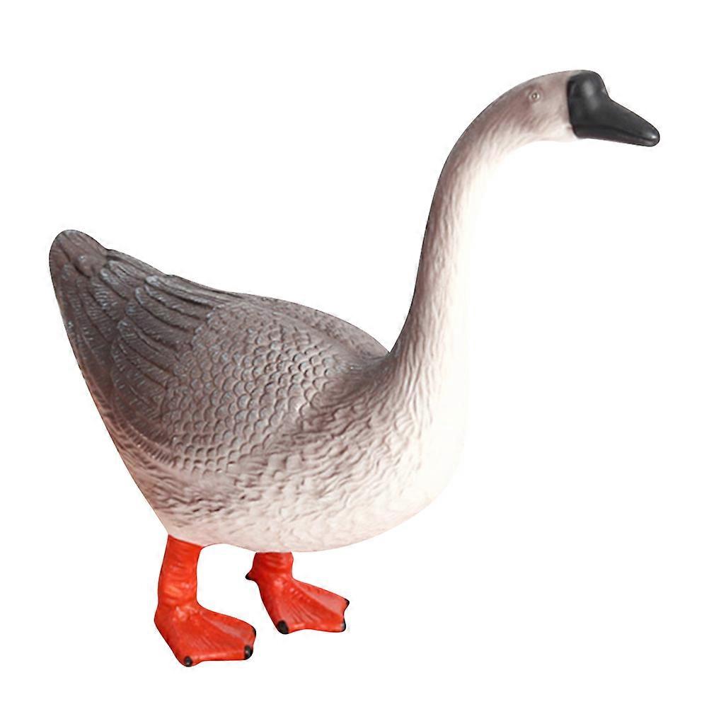 Desktop Goose Statue, Premium Plastic Build with Features, Unique Decor