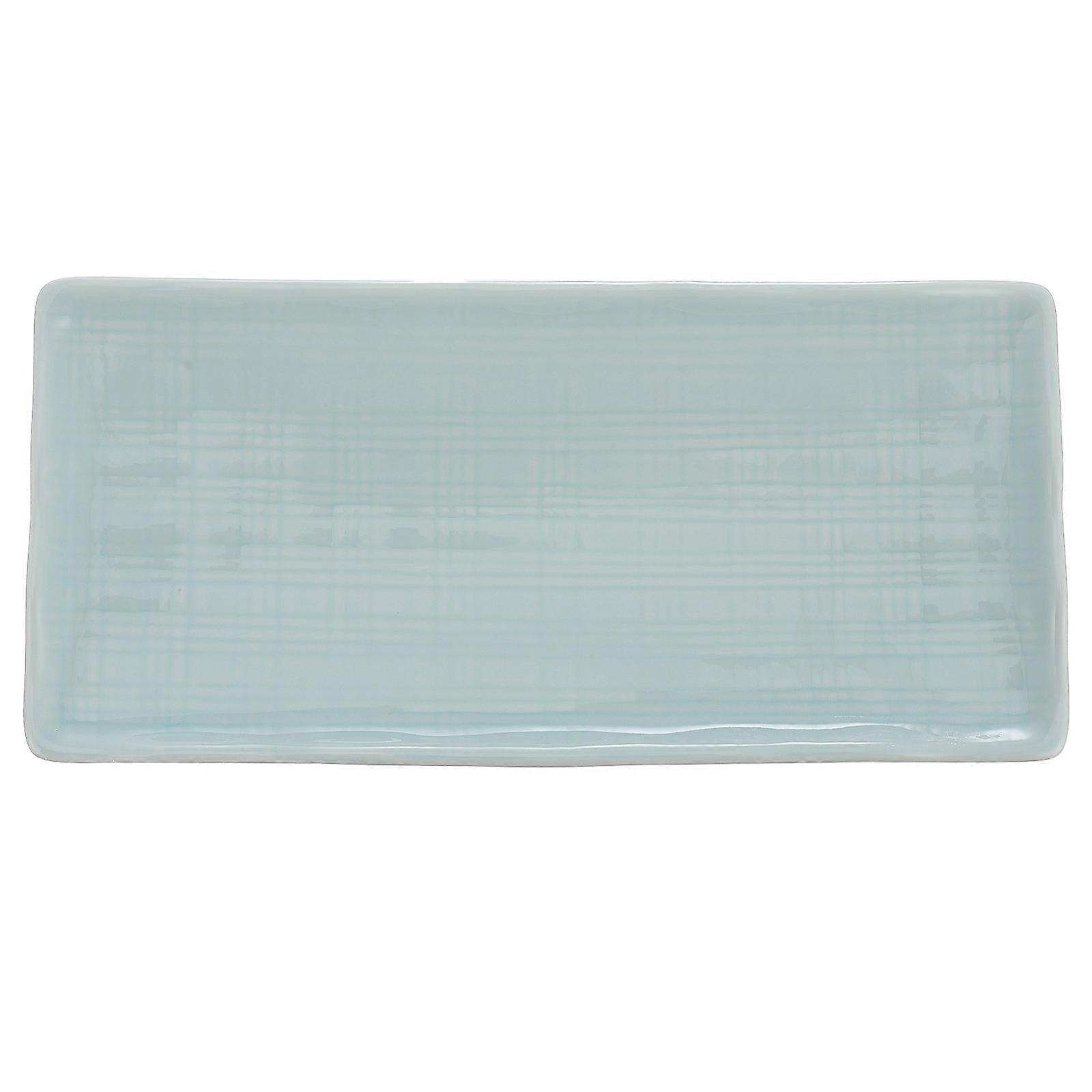 Japanese Style Ceramic Tray Ceramic Fruit Tray for Kitchen