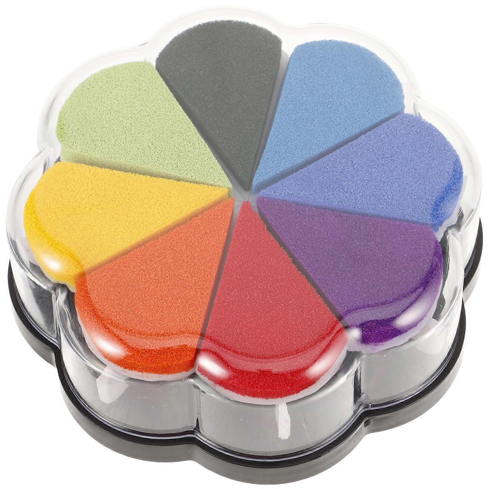 Craft Stamp Ink Pad Pad Sponge And Ink For Paper Wood Fabric Artists Diy Crafting 1Pack