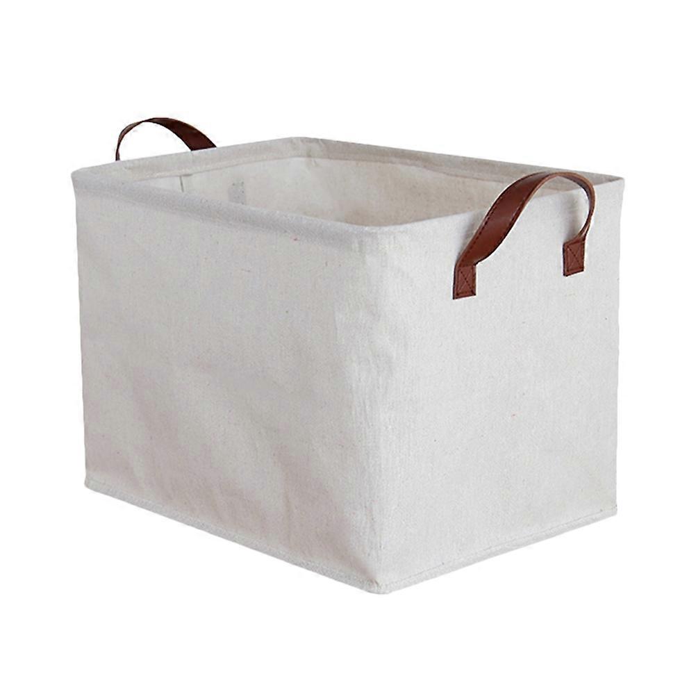 Practical Fabric Storage Container For Home Organization 38X27X27CM Simple Design 1Set