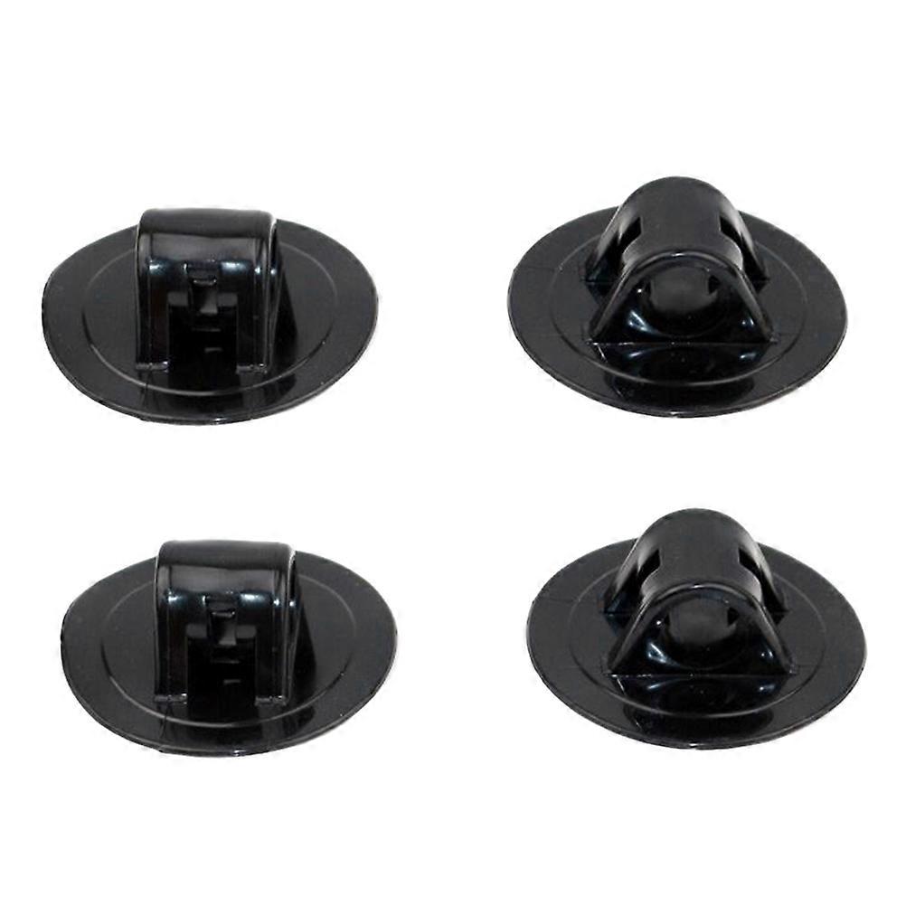 Boat Motor Fixing Bracket For Rubber Dinghy Users 7.50X7.50X2.50CM Black Mounting Device 8PCS