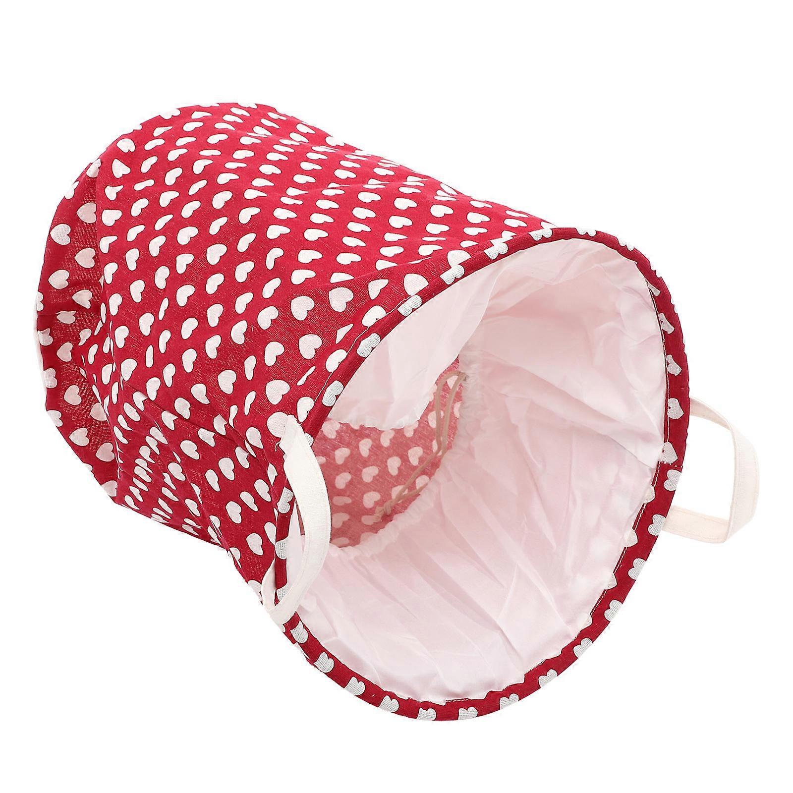 Foldable Laundry Basket with Drawstring 1 Set Dirty Clothes Container and Sundries Holder