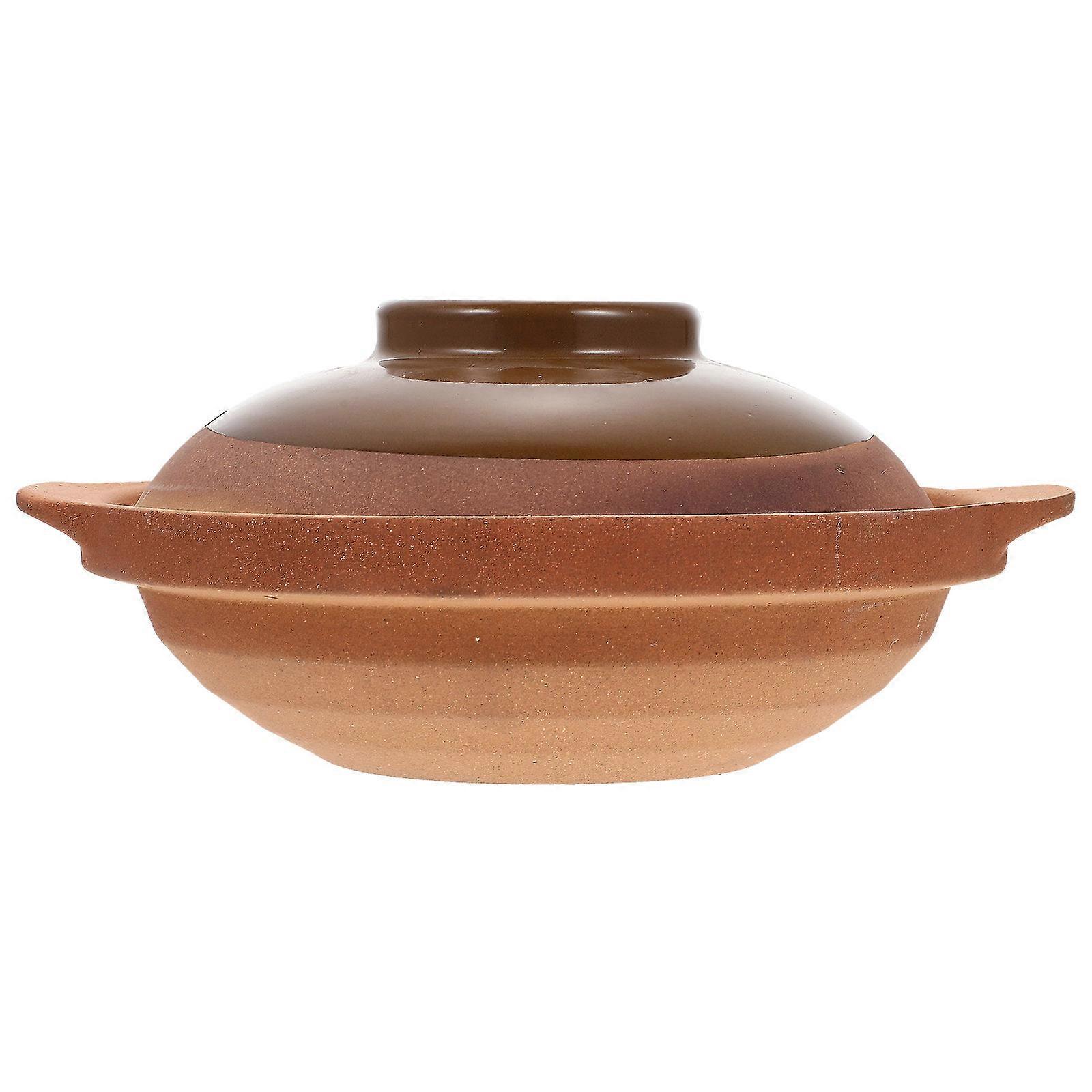 Cooking Pot Round Ceramic Casserole Perfect For Home Cooking 1 Set