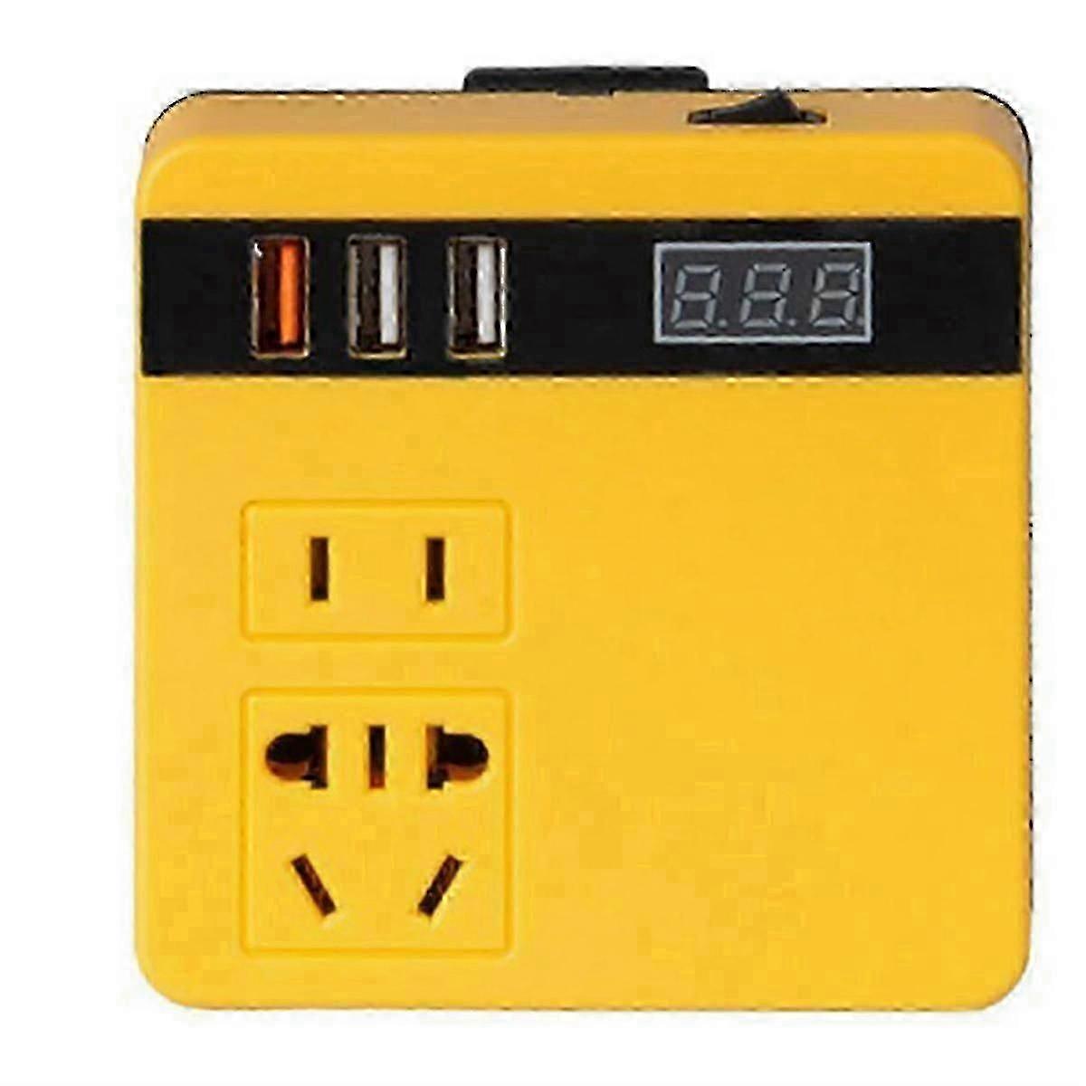 DC 18V To 220V Inverter Adapter Power For Dewalt 18V 20V Battery hwy