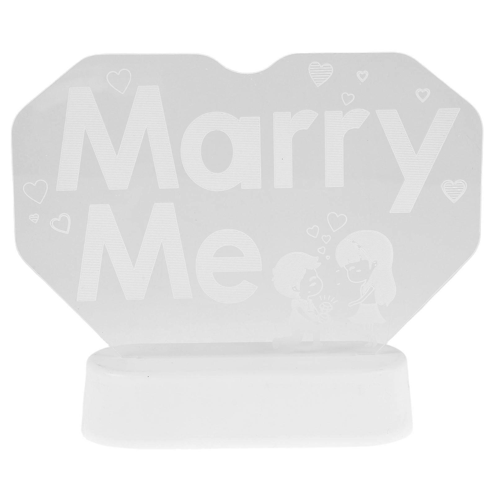 LED Wedding Sign Light for Proposals, Anniversaries & Valentine's Day – Versatile Bedroom & Living Room Decor to Create Lasting Memories