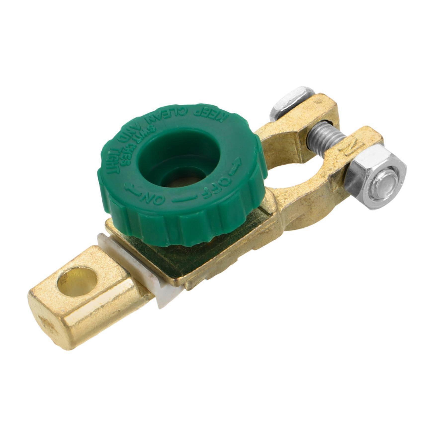Battery disconnect switch for cars and boats, quick disconnect, safe shutoff, durable and compatible