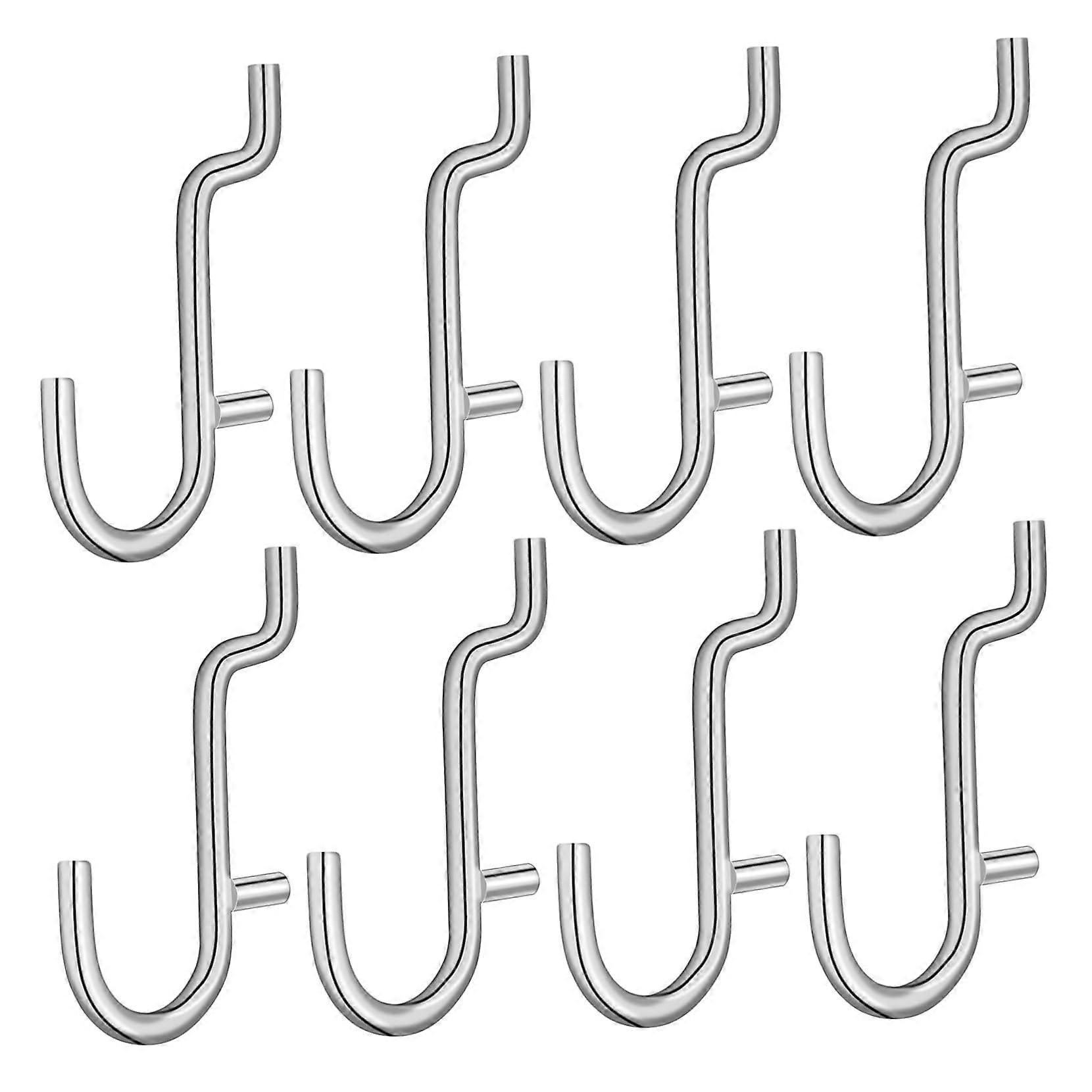 20 Pieces Hooks for Pegboard Practical Pegboard Hooks for Storing Jewelry, Keys, and Tools Easy Installation and LongTerm Use
