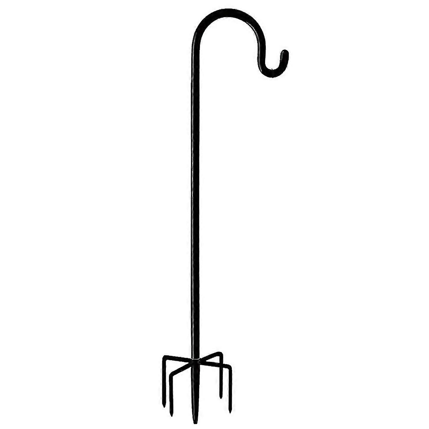 For outdoor shepherd hook bird feeder pole holder