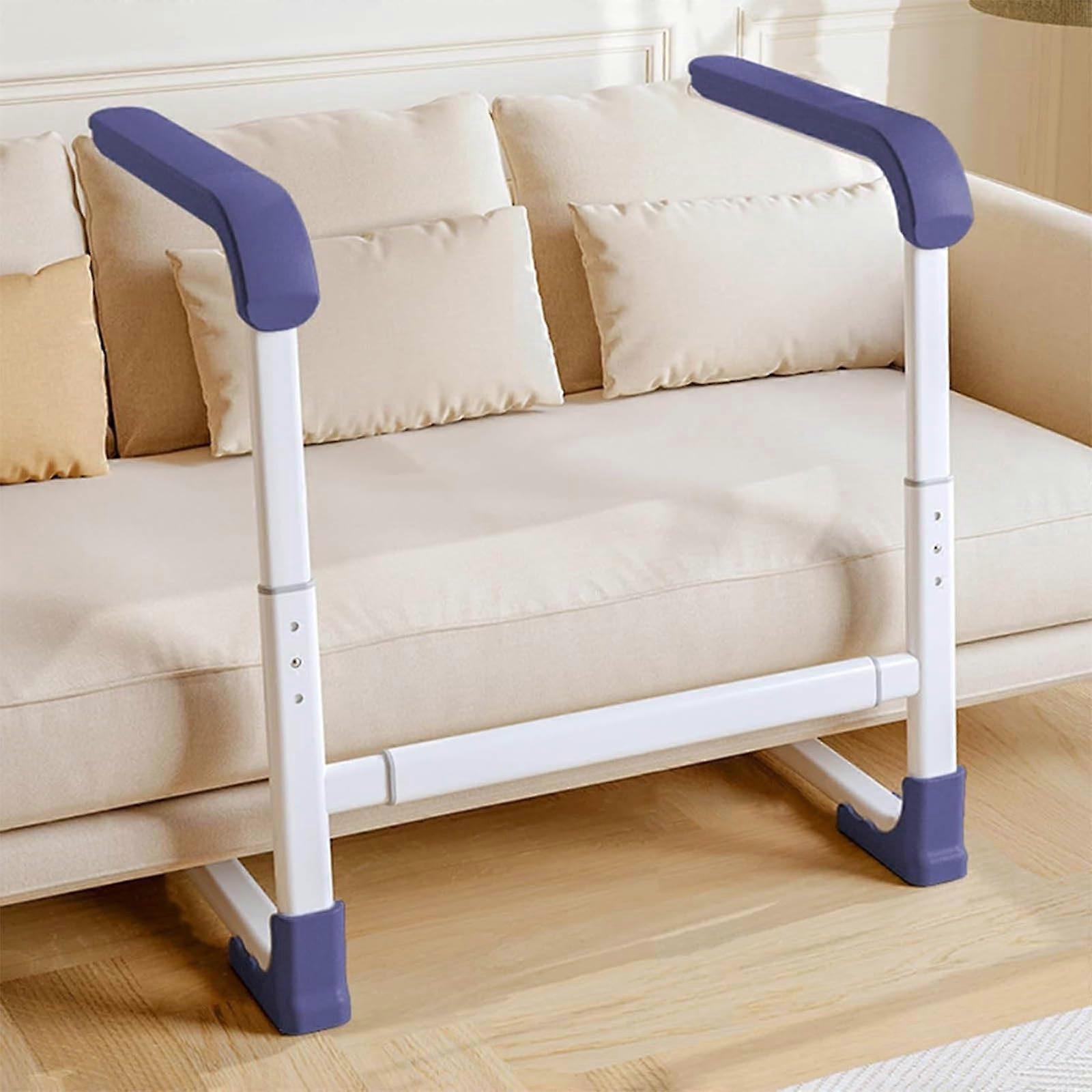 Chair/Couch Standing Aid for Seniors, Adjustable Non-Slip Sofa Rising Aid with Ergonomic Handles in Blue