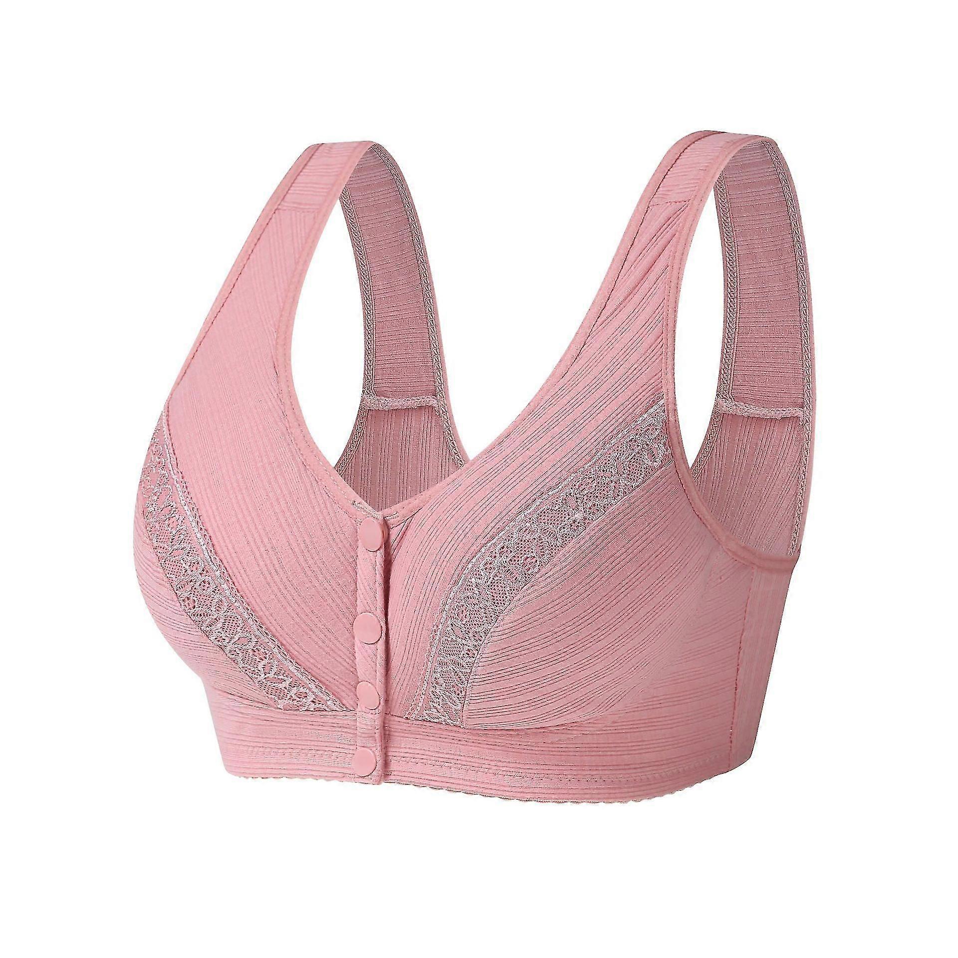 Ladies Button Front Soft Bra