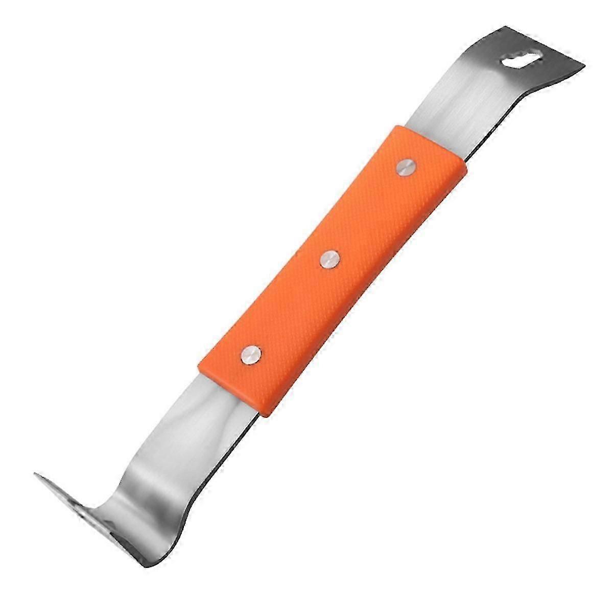 Hand Wonder Crow Bar Tool, Nail Puller Paint Lid Lifter Trim Flat Pry Bar for Prying, Scraping, Li