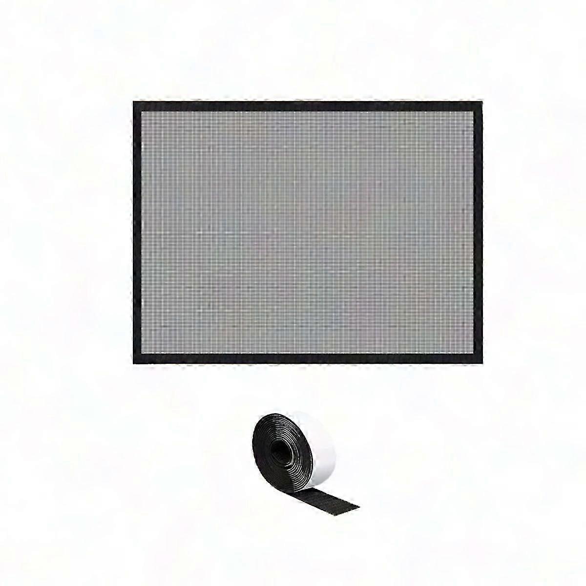 Fireplace Screen Mesh Cover PVC Fireplace Cover Pet Proof with Hooks for Fireplace Safety