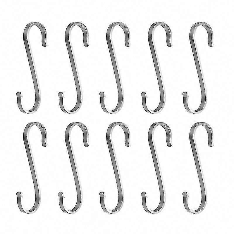 10pcs Heavy Duty Metal Hooks for Hanging - Durable & Rustproof