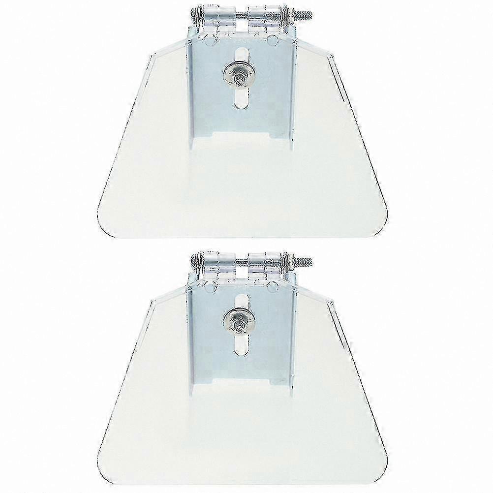 2-Pack Grinder Eye Shield Replacement with Screws for Bench Grinders hwy