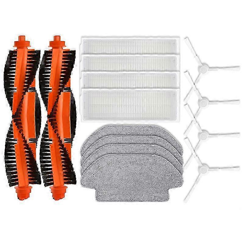 Replacement Main Side Brush, Hepa Filter, Mop Cloth for Robot Vacuum S10 S12 B106GL Accessories