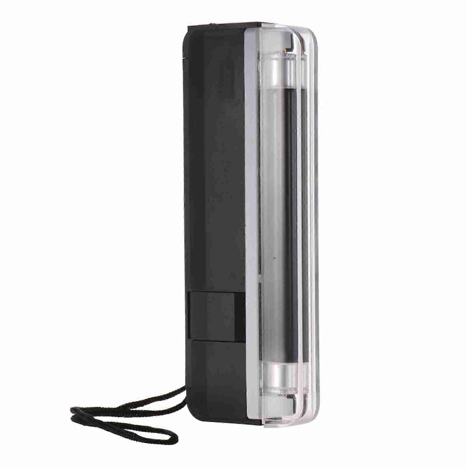 2-in-1 Portable Mini Money Detector Counterfeit Cash Currency Banknote Bill Checker Tester with UV Light Flashlight for USD EURO POUND