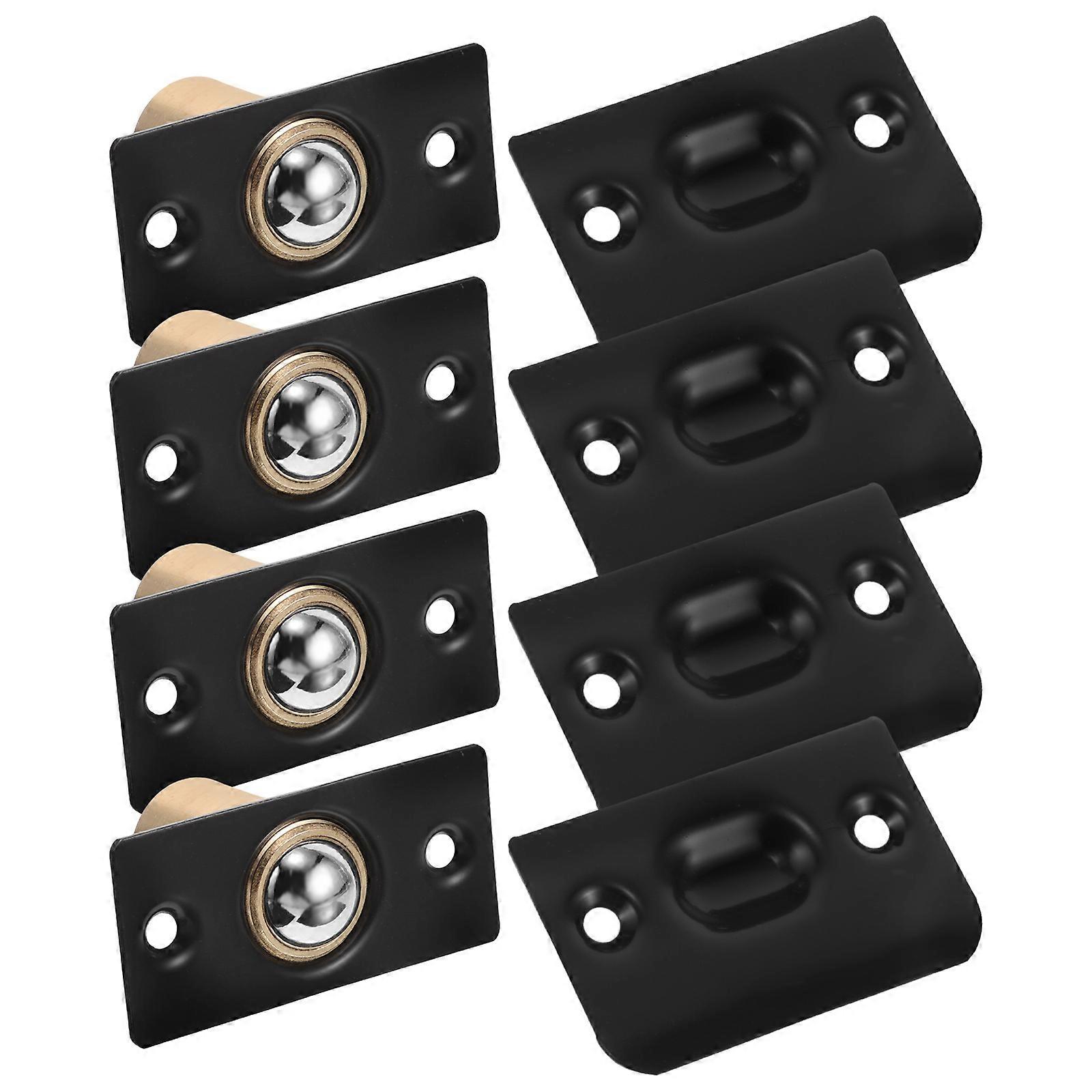 Adjustable Stainless Steel Copper Ball Tension Latch Set – Durable Door Hardware for Interior Use, Concealed Design for Aesthetic Appeal