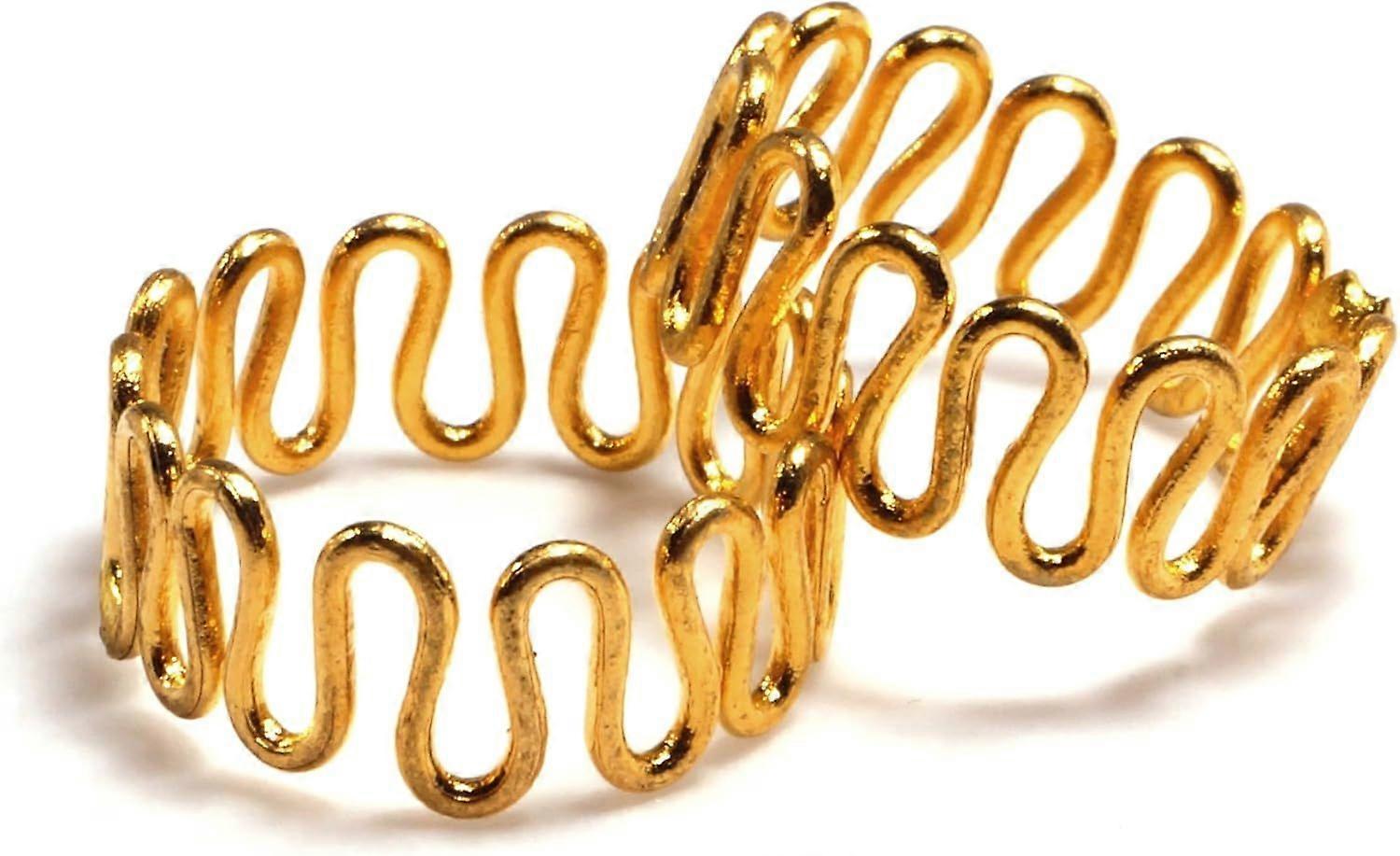 Women's Daily Use Metal Alloy() Toe Ring Expandable Wavy Pattern
