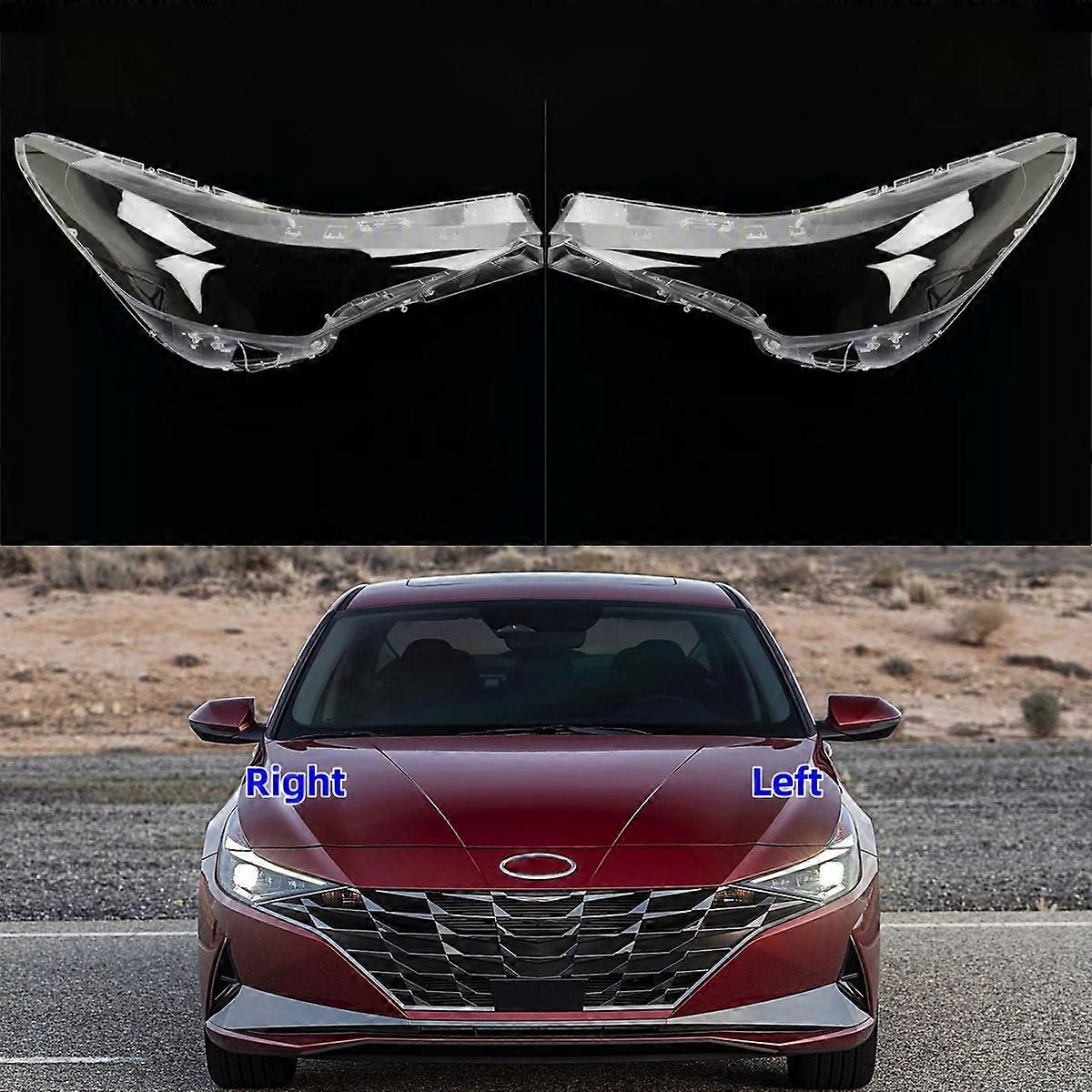 Fantastisch für Hyundai Elantra 2020 2021 2022 Auto Scheinwerfer Abdeckung Lampenabdeckung Lampenschirm Lampe Glas Objektiv Gehäuse Auto Light Caps