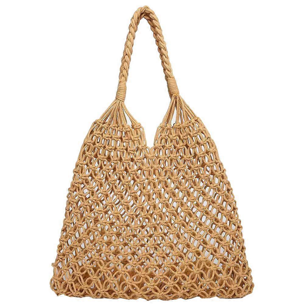 المرأة شاطئ حمل حقيبة الصيف الكروشيه حقيبة الشاطئ حقيبة كتف كبيرة حقيبة يد السفر