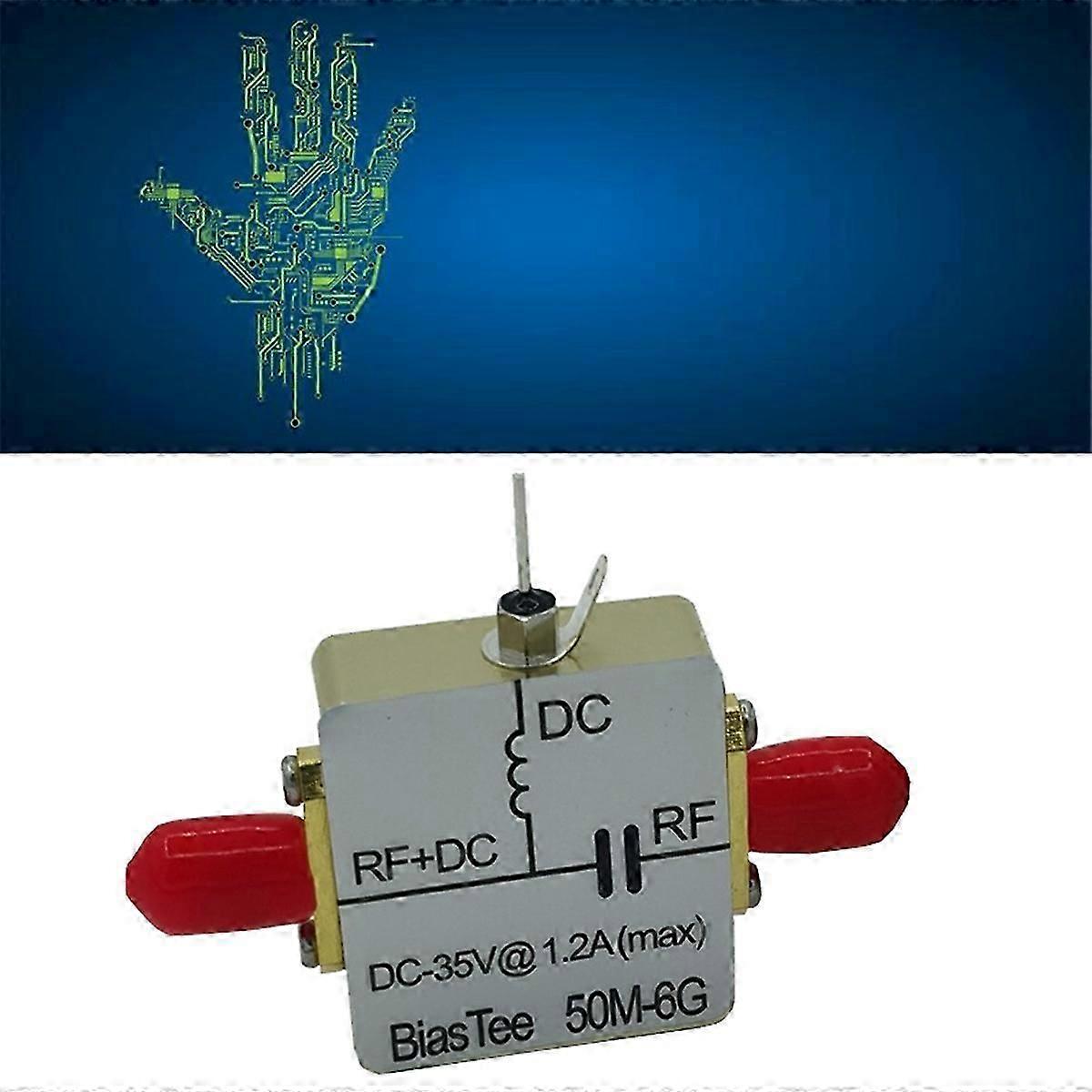 50M-6GHz Bias Tee RF Feed Biaser Coaxial Feed BiasTee Box
