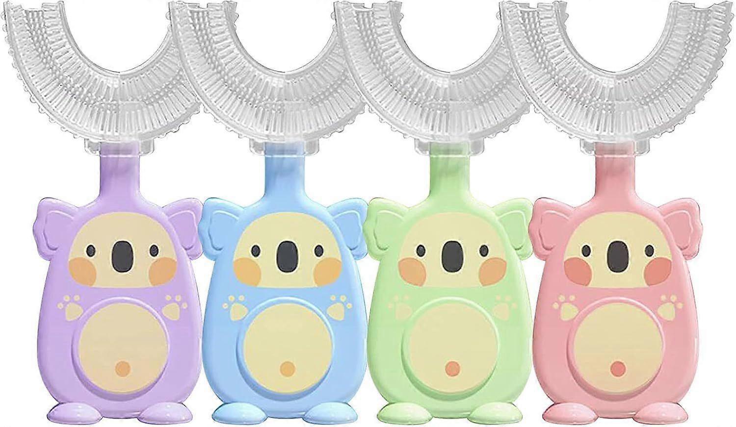 Pieces All Rounded Children U-Shaped Toothbrush, 360 Children U-shaped