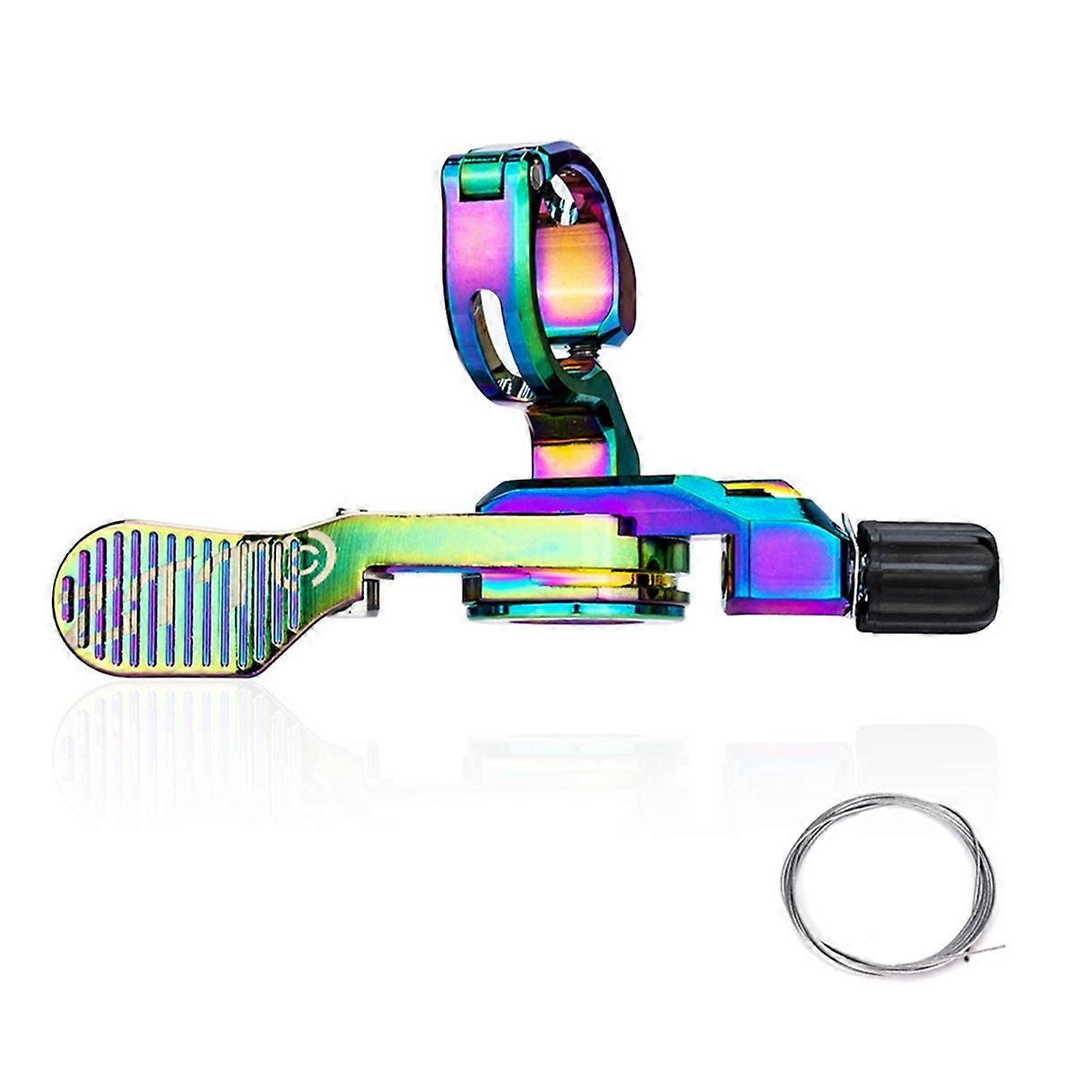 Bicycle Adjustable Height Mountain Bike Telescopic Seatpost Remote Control Drop Seatpost Controller Multicolor