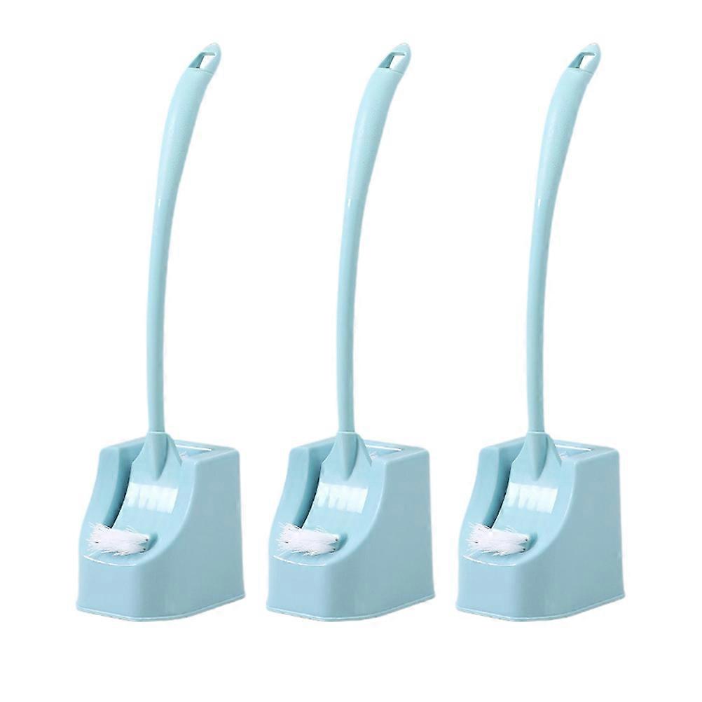 It sounds like you're describing a **toilet brush and bin set** designed for **household cleaning**, with specific features such as:
**Long