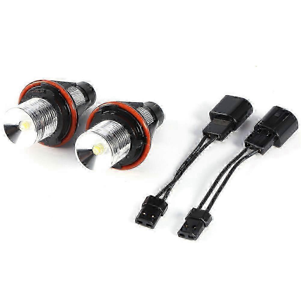 2pcs 5W White LED Angel Eyes Halo Ring Light Bulbs for  E39 E60 E53 E63 E66 Headlight