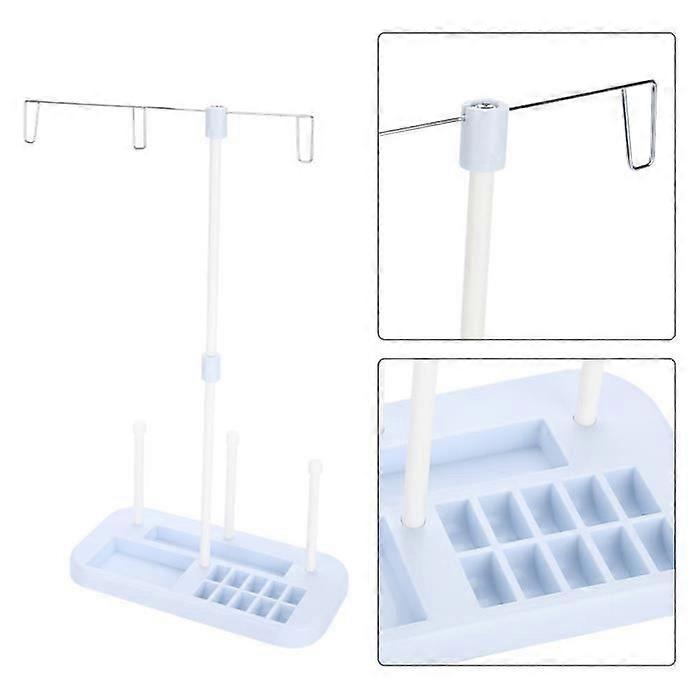 Yosoo Sewing Machine Thread Stand Adjustable 3 Cone Embroidery Thread Spool Holder Stand For Sewing Machine