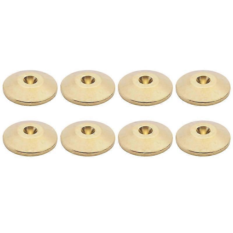 For 8 Pcs Universal Copper Speaker Spikes Pads Speaker Shock Base Pad Isolation Stand Feet Cone Base