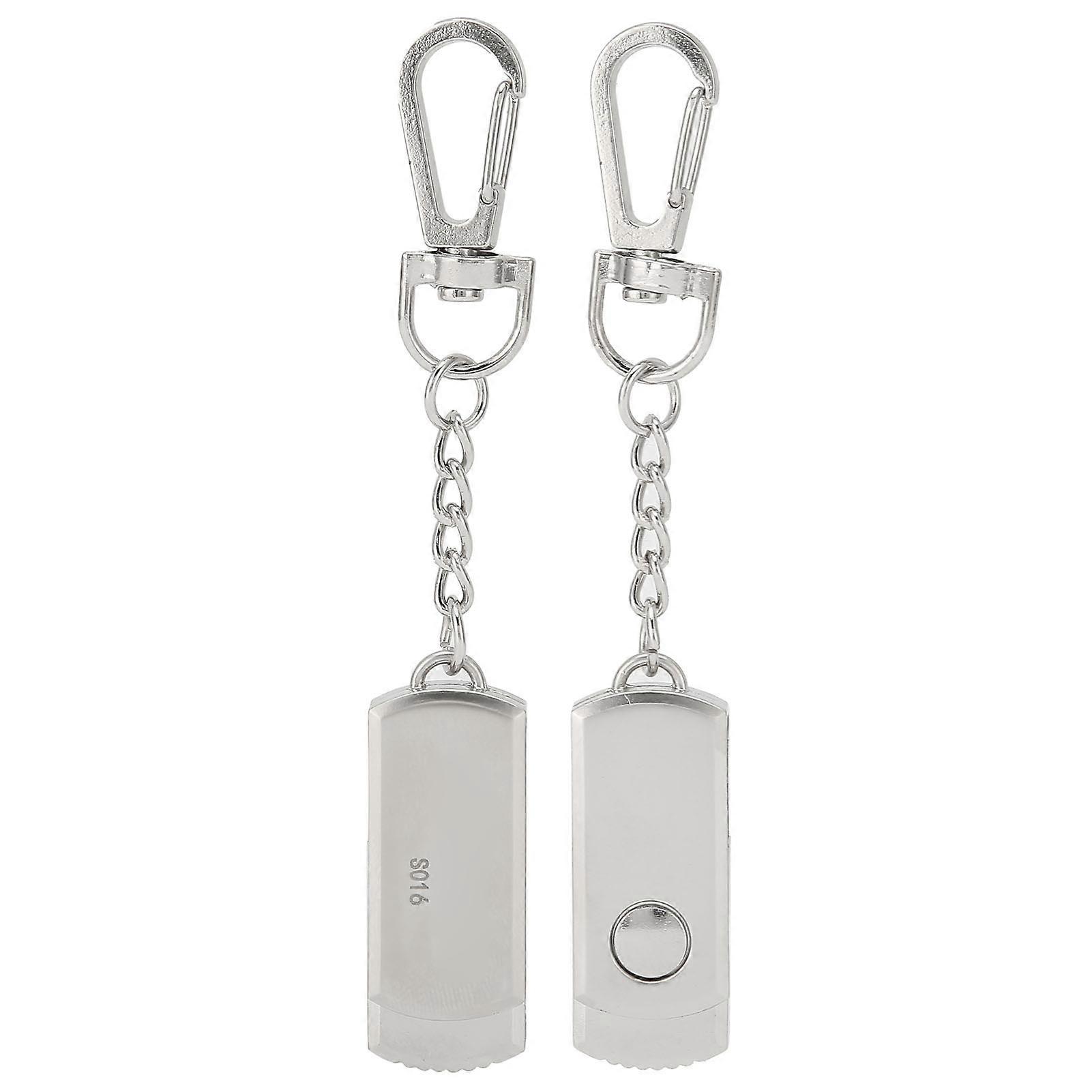 Rotating U Disk Zinc Alloy Silver Flash Drive 32GB Model S016