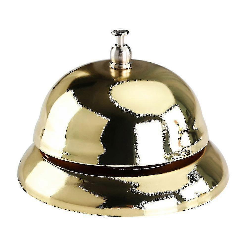 Doorbell chime for businesses - Gold-plated service bell with clear ringing tone