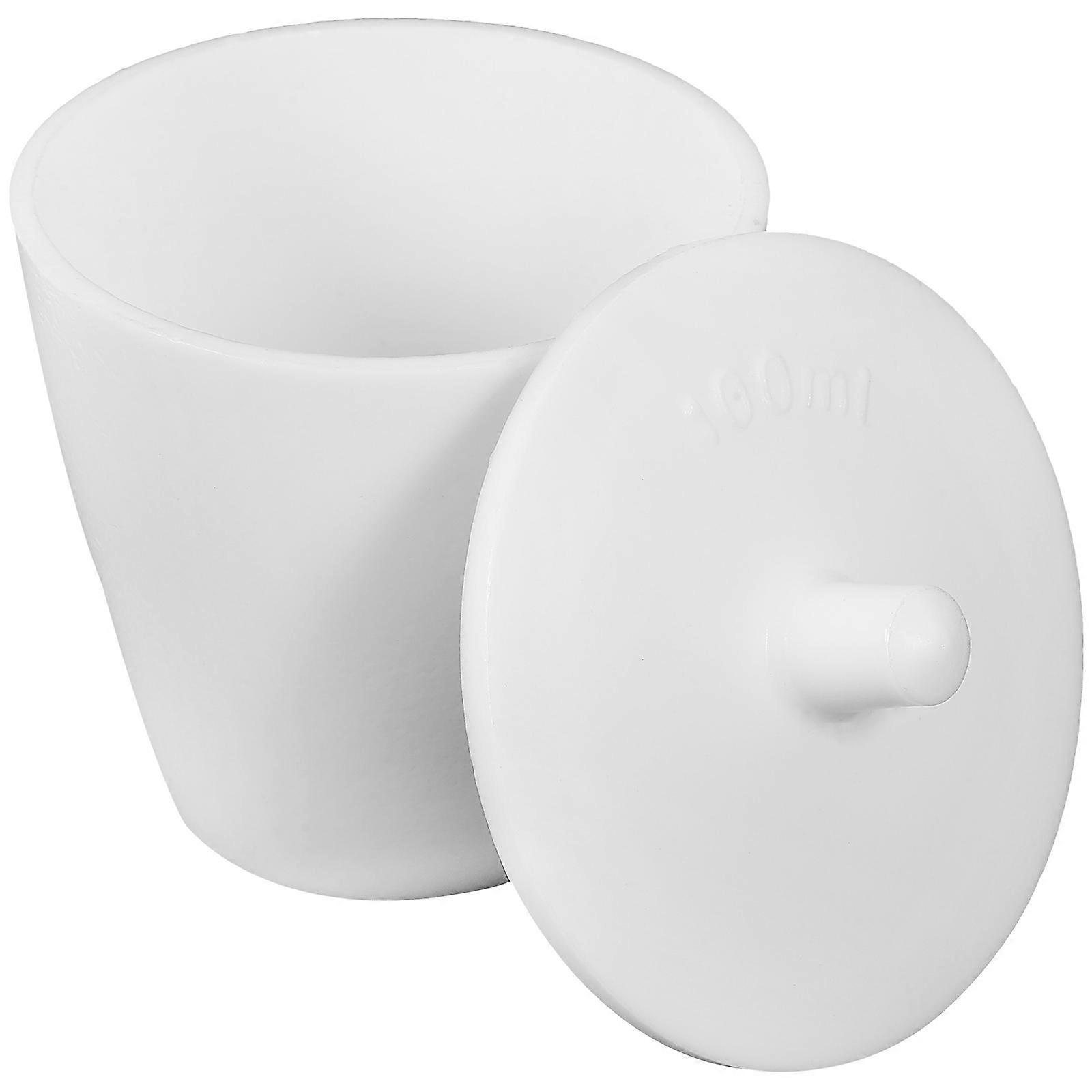 Ptfe Crucible Cup for Lab Use 100ml White Laboratory Crucible Equipment