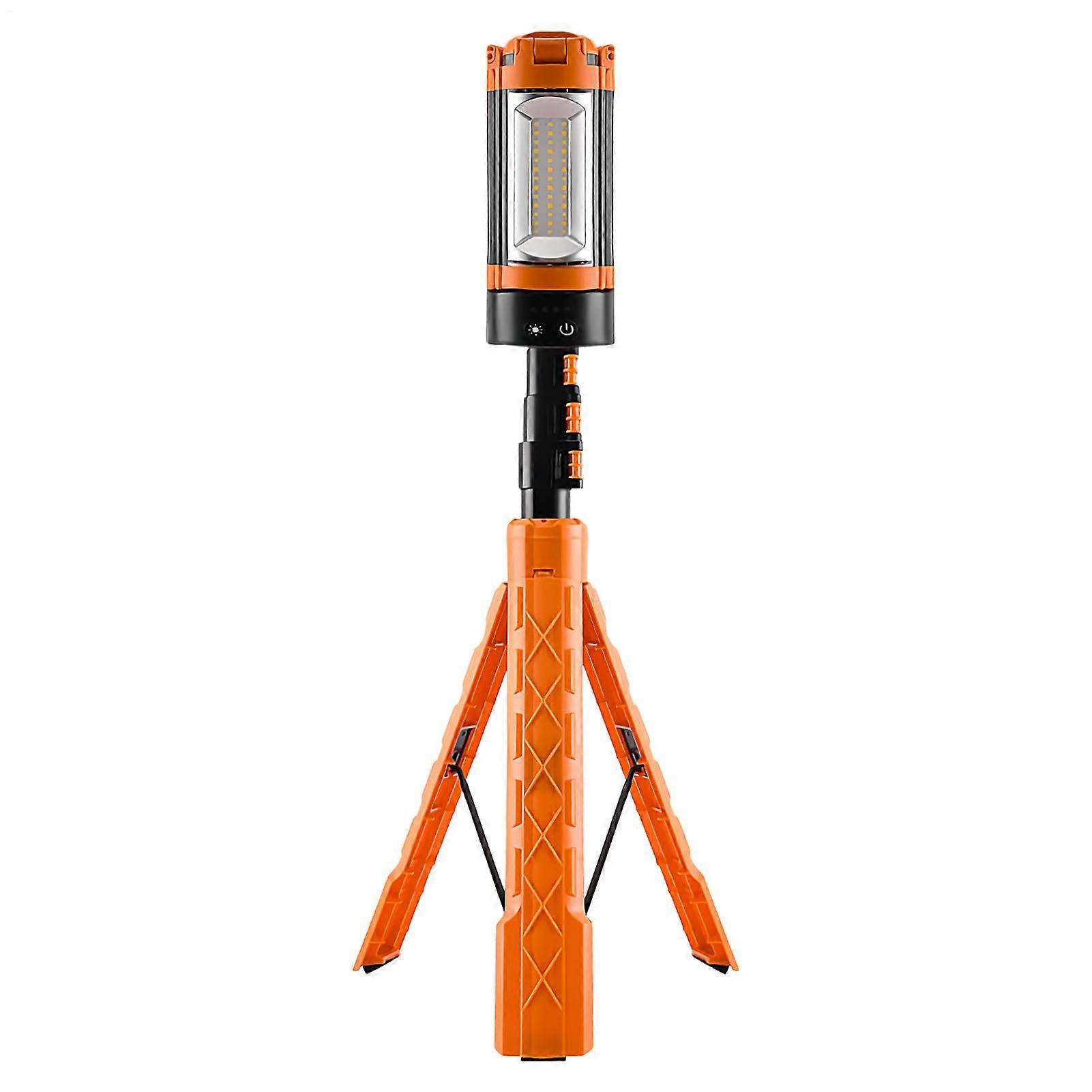 Camping Light with Stand 10000mAh Rechargeable Waterproof Portable Work Lamp Tripod Work Lights for Picnics and Hiking