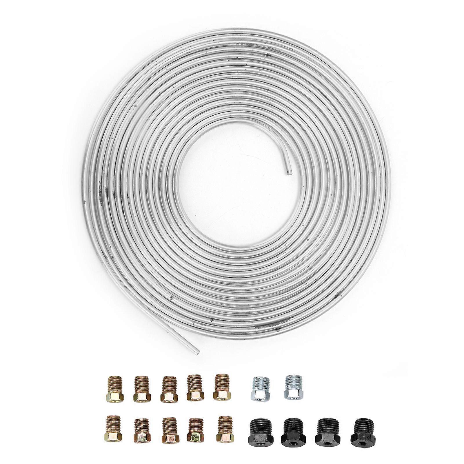 Fuel system tubing 3/16in OD with fittings for brake lines