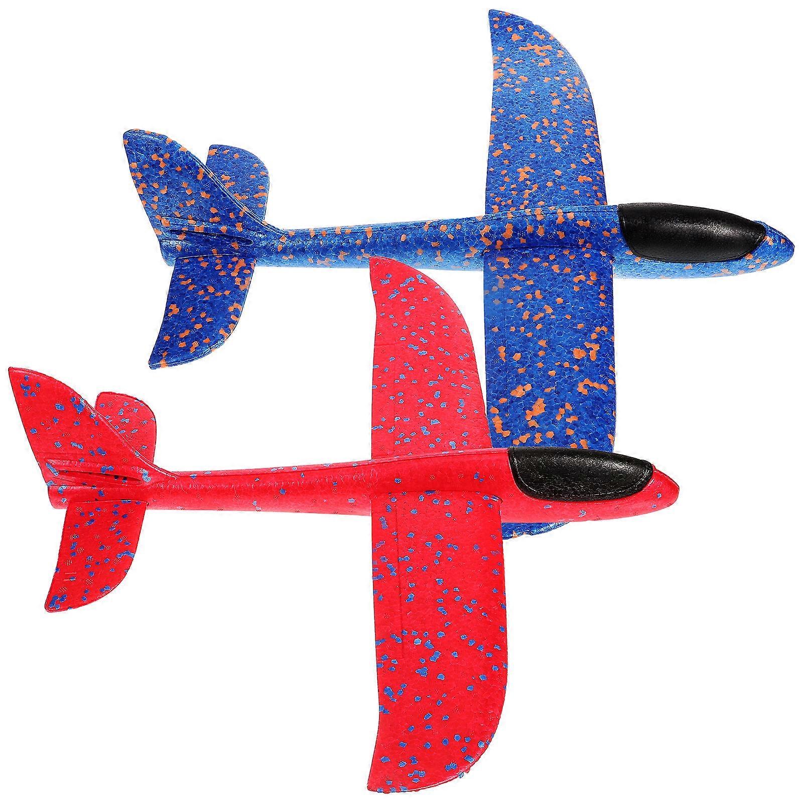 Kids Plane Toys Airplane Model for Flying Glider 2Pcs Hand Throwing Planes