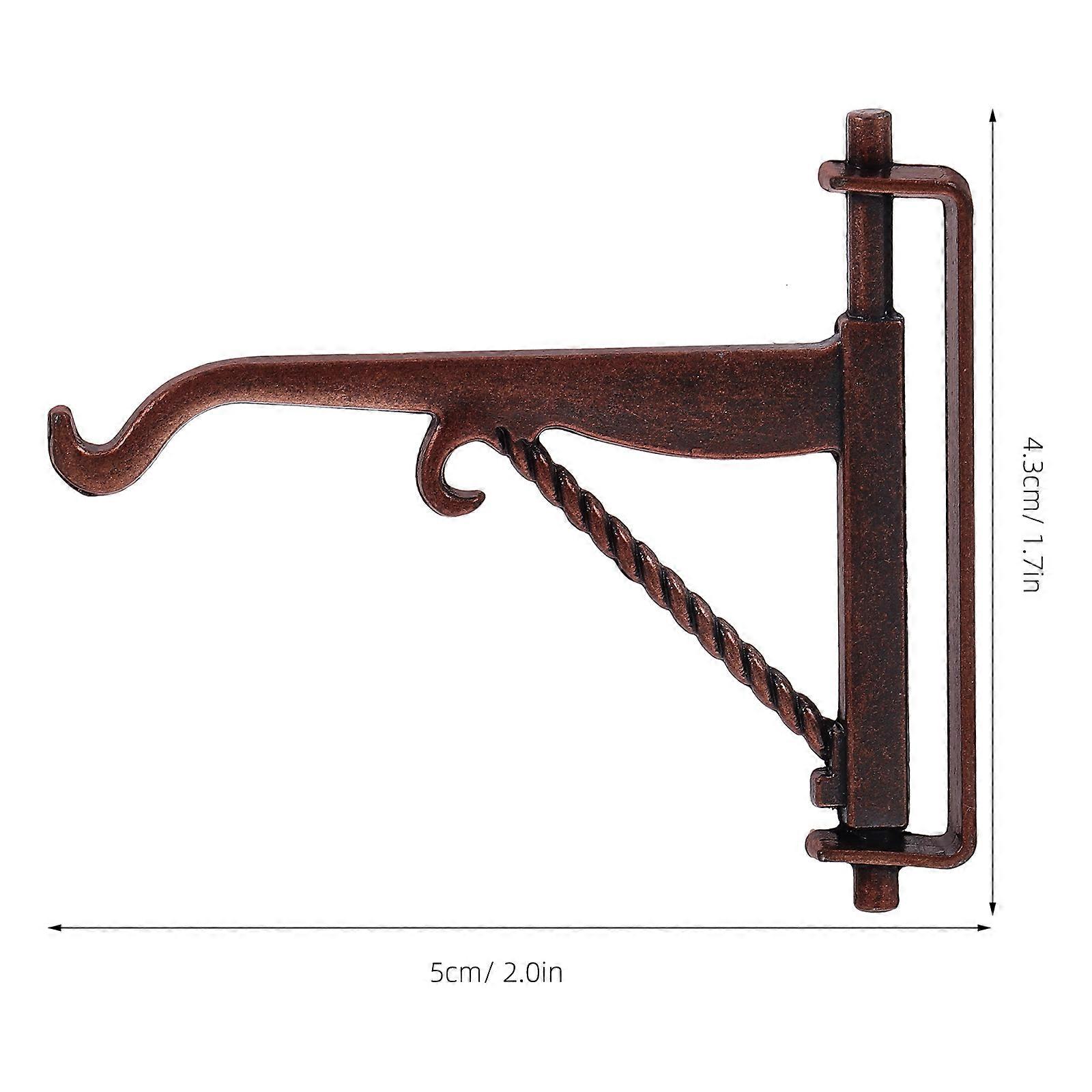 Dollhouse Supplies Mini Hanger for Hanging 4Pcs Miniature Metal Hooks