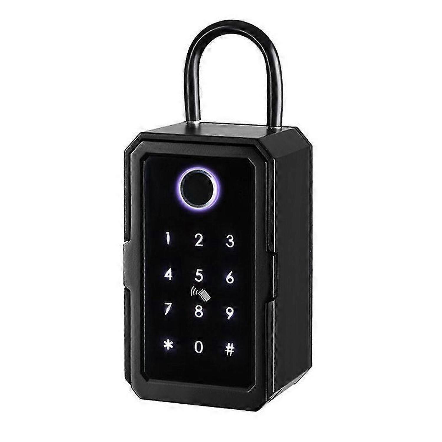 Smart Key Lock Box Ttlock Wifi Fechadura Eletronica Étanche Mur Fixation Empreinte Digitale Porte Serrure Secu