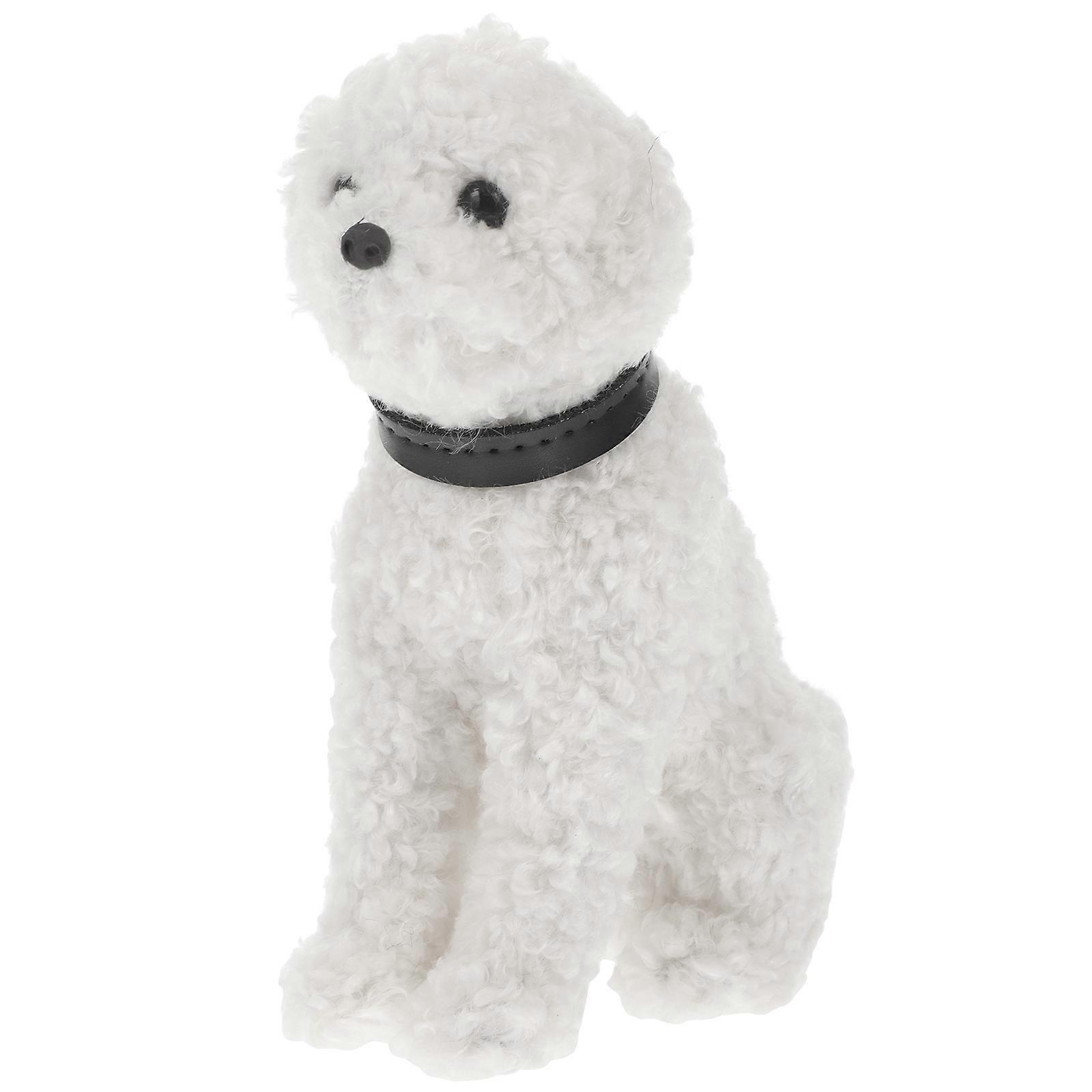 Realistic Dog Toy Home Adornment For Families Indoor Atmosphere Enhancement 14X16CM 1Pack