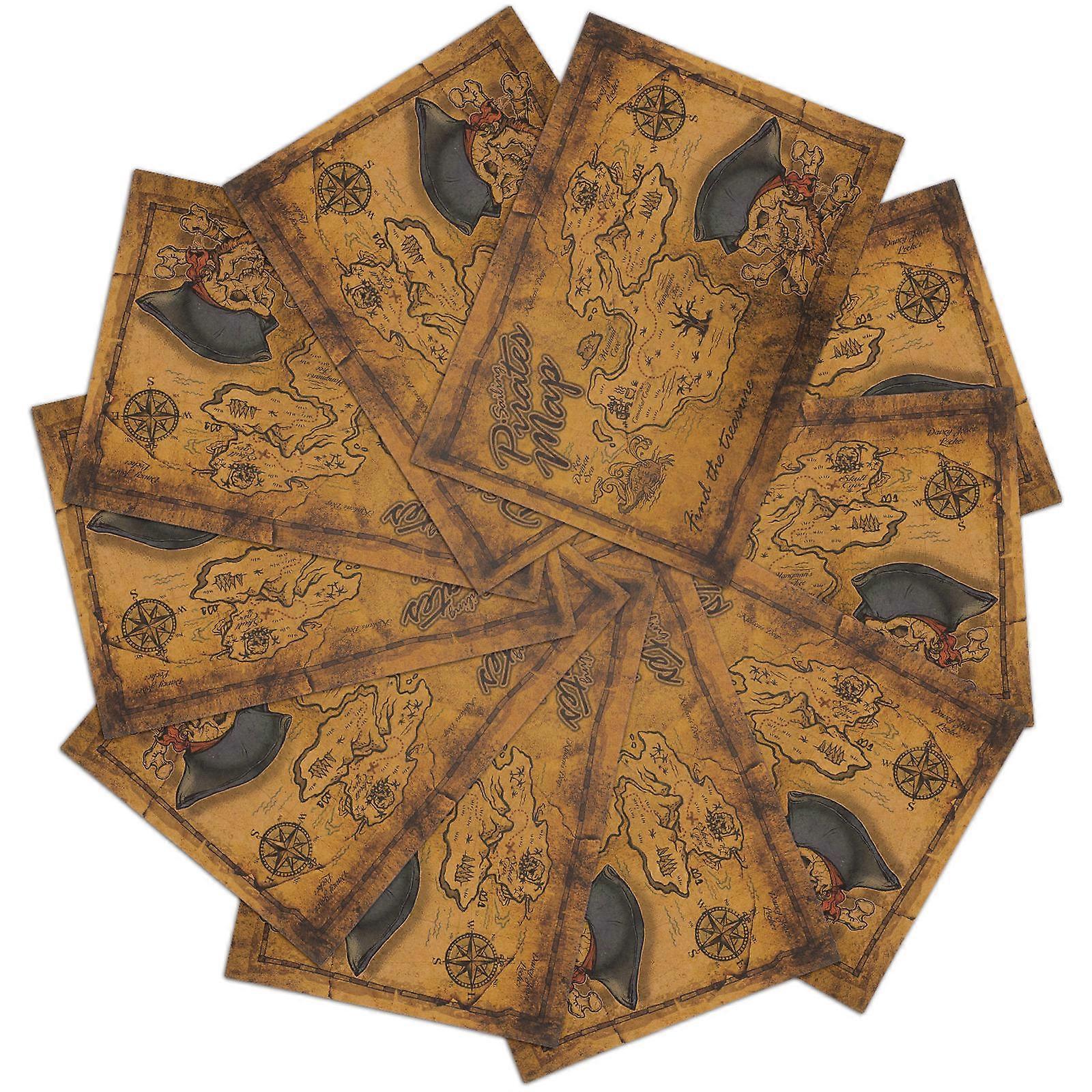 Map Pirate for Home Use 10Pcs