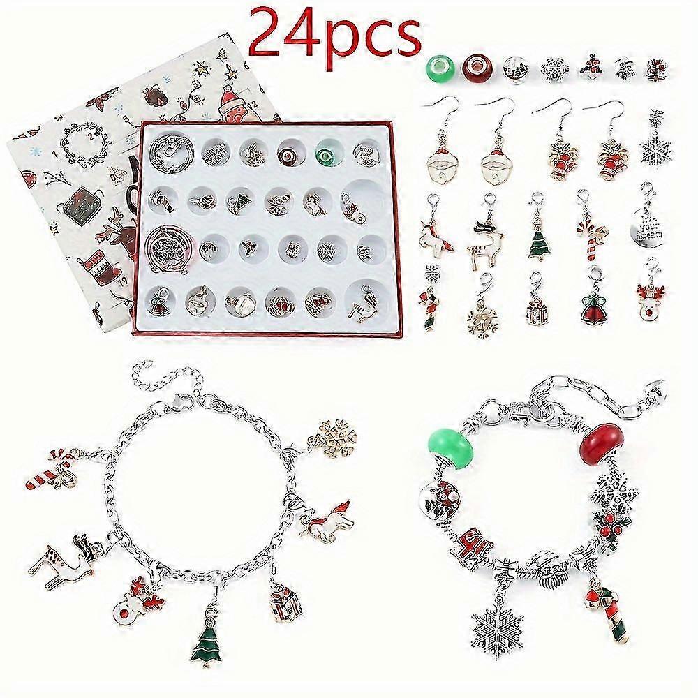 24 Countdown Calendar Advent Surprise Blind Box Set Creative Ornaments Christmas Gift